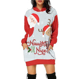 Women's Fashion Casual Printing Christmas Holiday Party-1