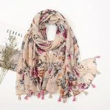 Women's Fashion Cotton And Linen Scarf-1