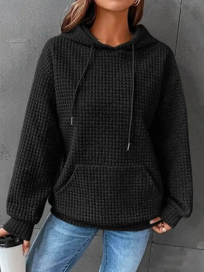 Women's Loose Casual Solid Color Long-sleeved Sweater-7