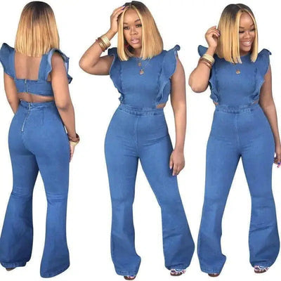 women's sling denim jumpsuit-4