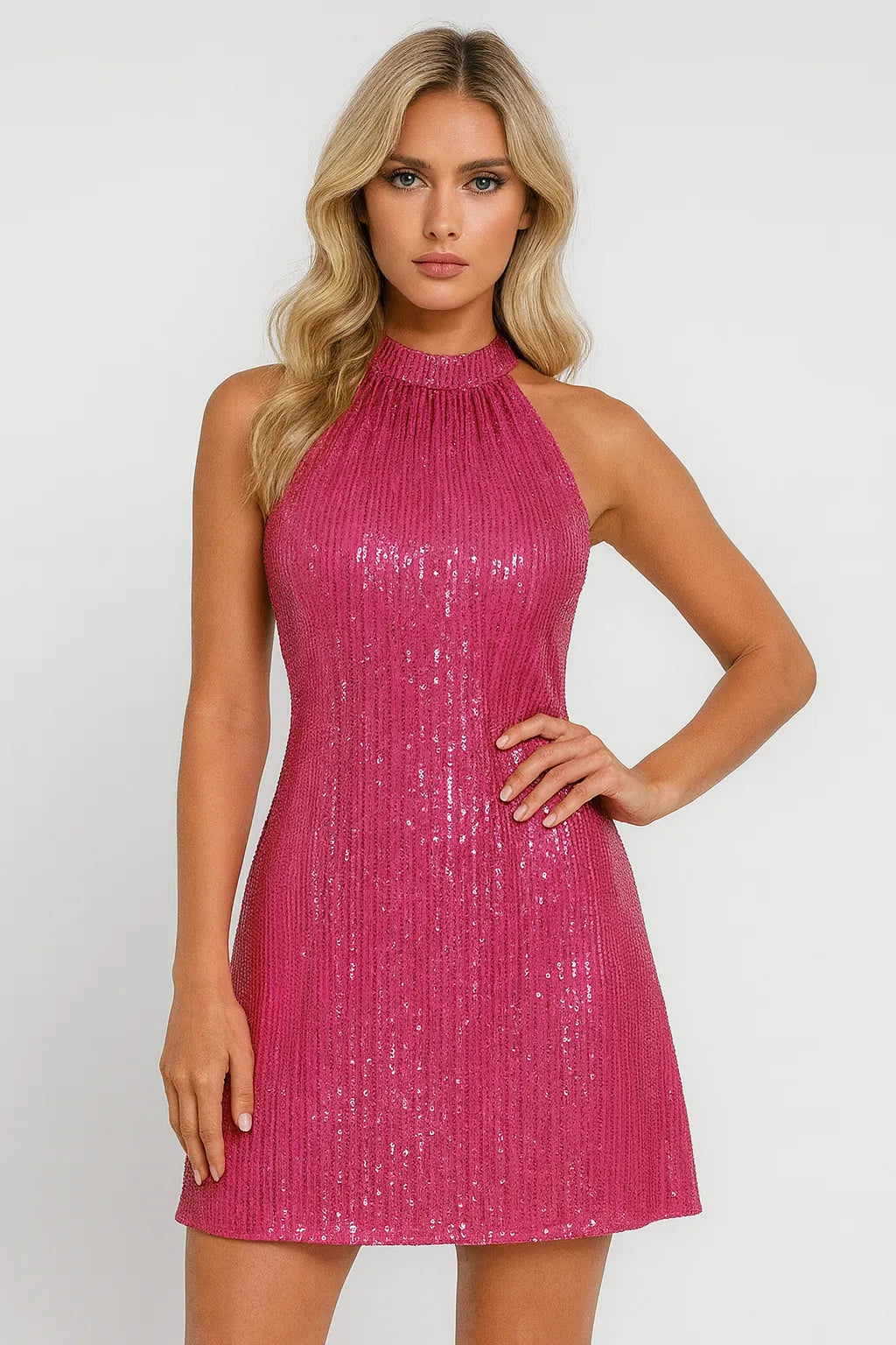 Glow Up Hoco Sequin Dress
