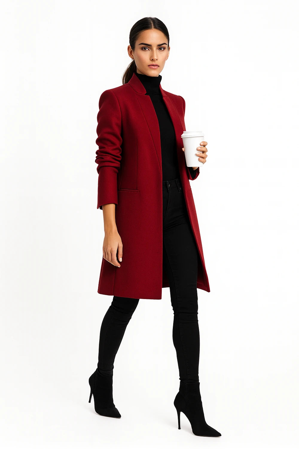 Luxury Mid Length Trench Coat Women’s